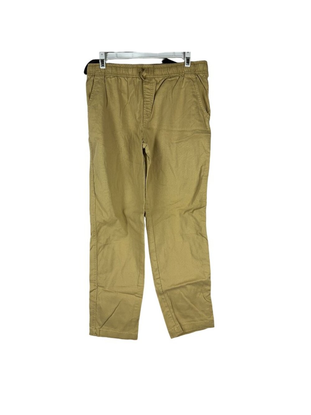 Wonder Nation Boys Khaki Cotton Blend Husky Size Large Adjustable Waist Pants